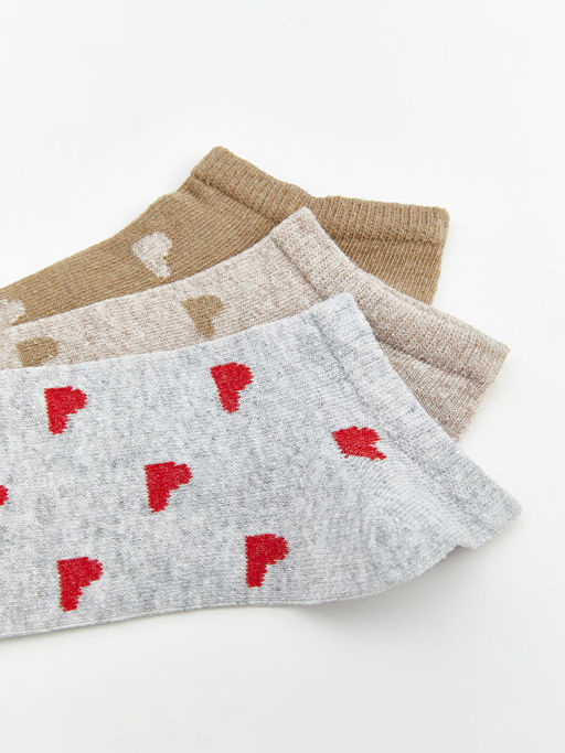 Desenli Kad?n Patik ?orap 3l? Paket - Waikiki фото 3