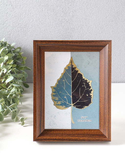 Фоторамка для фото 13×18 см «Прованс», пластик, т. коричневый, 21.7×16.8×3 см