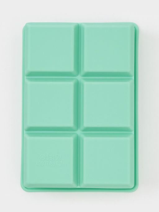 Форма для льда Доляна «Кубик», силикон, 16×11×4.8 см, 6 ячеек (4.6×4.6 см), бирюзовая фото 3