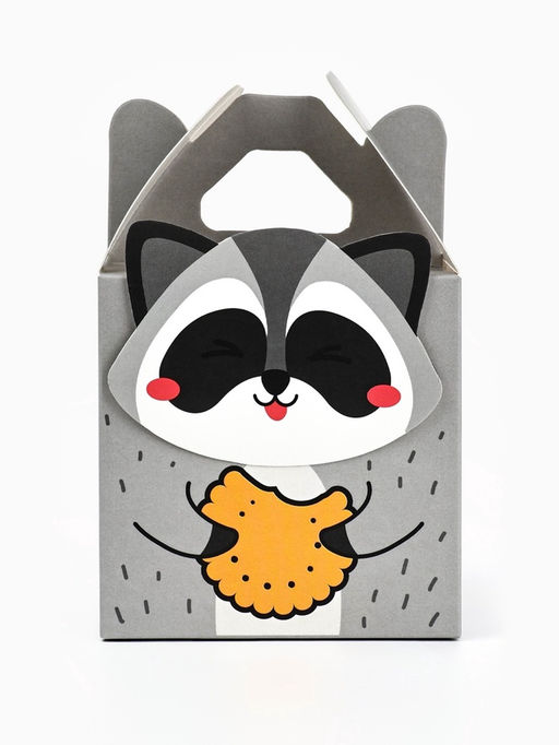 Цена за 5 шт. Подарочная коробка, упаковка «Енотик» 10×10×10 см