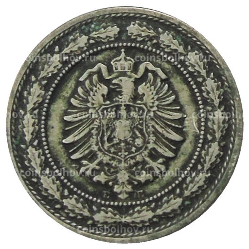 Монета 20 пфеннигов 1887 года E Германия