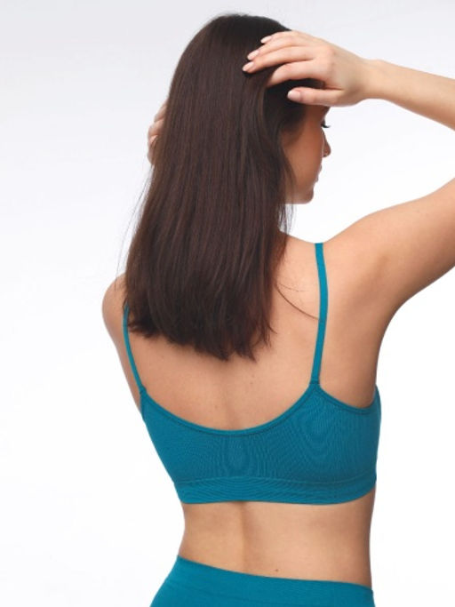 Топ на тонких бретелях в рубчик - My фото 72