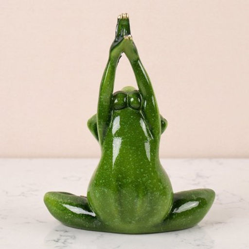 Цена за 2 шт. Фигурка Лягушка йога 10,5/14 см / YX69057 /уп 2/36/ - Галеонтрейд фото 3