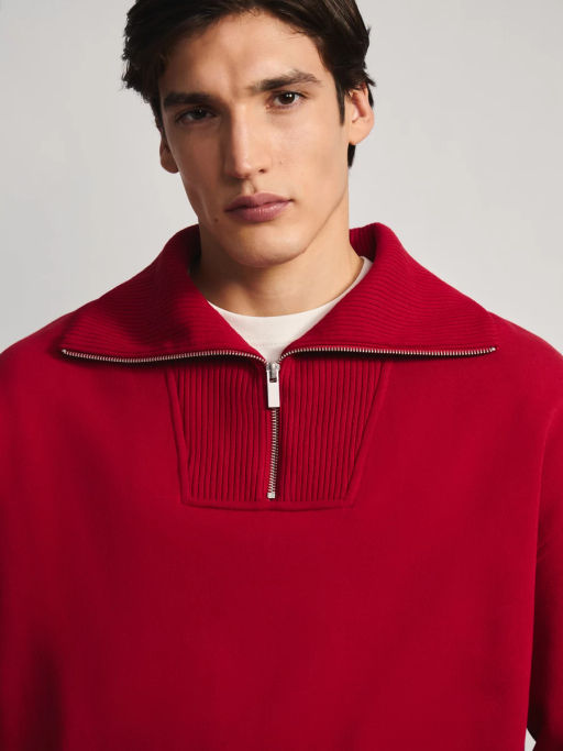 Толстовка relax fit на молнии / Zarina  фото 7