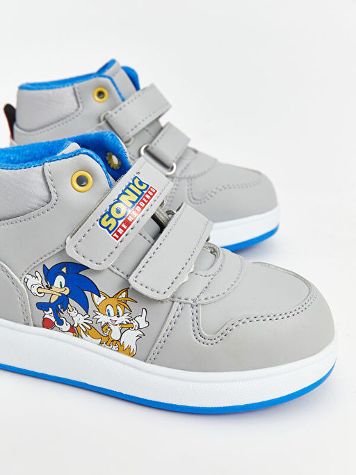 Sonic Bask?l? Erkek Bebek Spor Ayakkab? - Waikiki фото 3