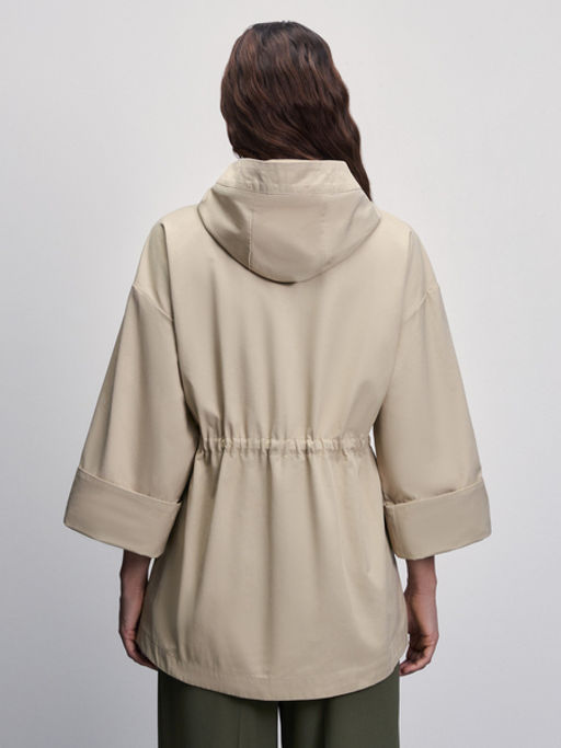 Куртка с капюшоном на кулиске / Zarina  фото 5