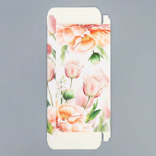 Цена за 5 шт. Коробка для шоколада, кондитерская упаковка «С 8 Марта!», 17.3×8.8×1.5 см