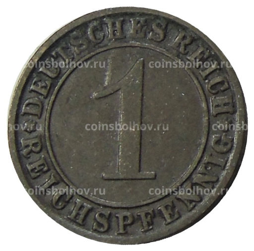 1 рейхспфенниг 1924 года J Германия