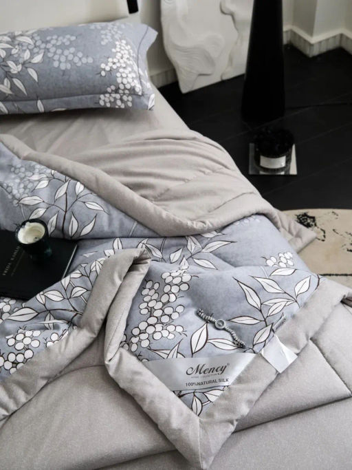 Одеяло Candies Хлопок Сатин c простыней и наволочками ODCANHS05 1.5 спальный