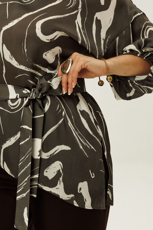 Блуза ANELLI 1665 лесная осока