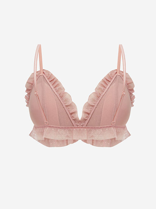 Balensiz Dolgusuz Desenli Fantezi Bralet