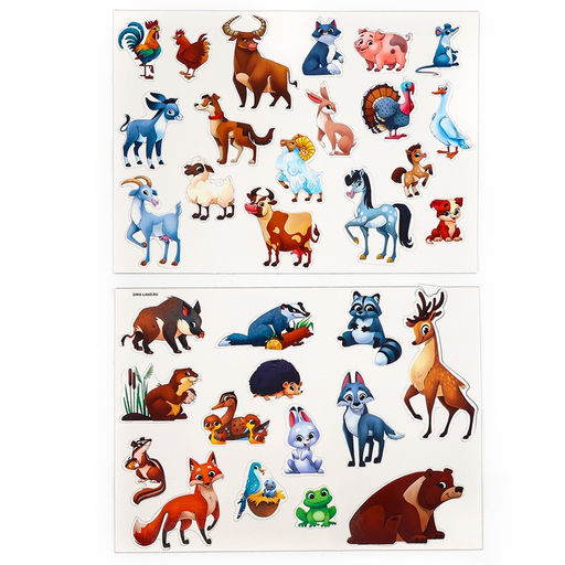 Настольная магнитная игра для малышей Животные, 28 х 20 см - Школа талантов фото 9