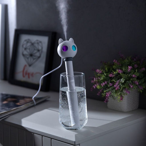 Увлажнитель воздуха «Кот» HM-22, ультразвуковой, погружной, портативный, USB, белый