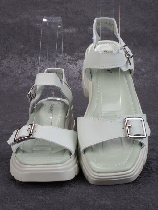 08-PEXL130-3 LT.GREEN Босоножки женские (натуральная кожа) - No name фото 12