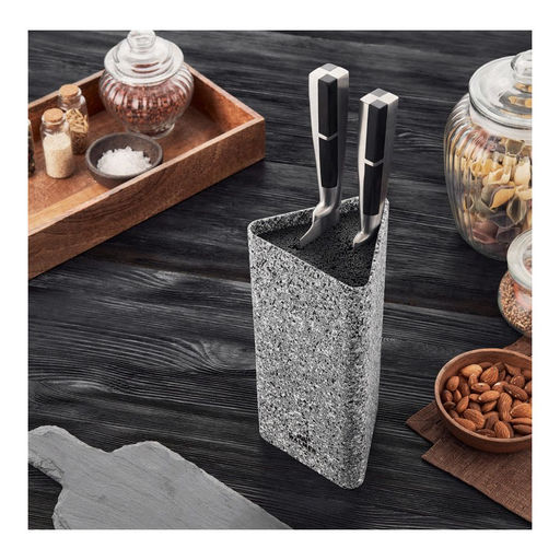 Подставка для ножей Walmer Uno, 10x10x23 см, цвет серый  фото 3