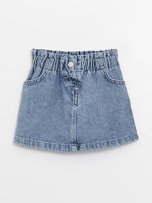 Beli Lastikli Basic K?z Bebek Jean Etek - Waikiki фото 3