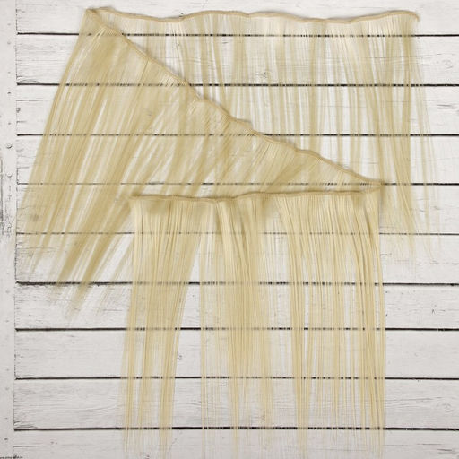 Волосы - тресс для кукол Прямые длина волос: 25 см, ширина: 100 см, цвет № 613 - Школа талантов фото 2