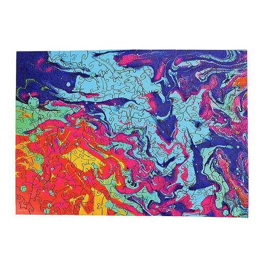 Пазл деревянный фигурный Краски мира - Puzzle фото 5