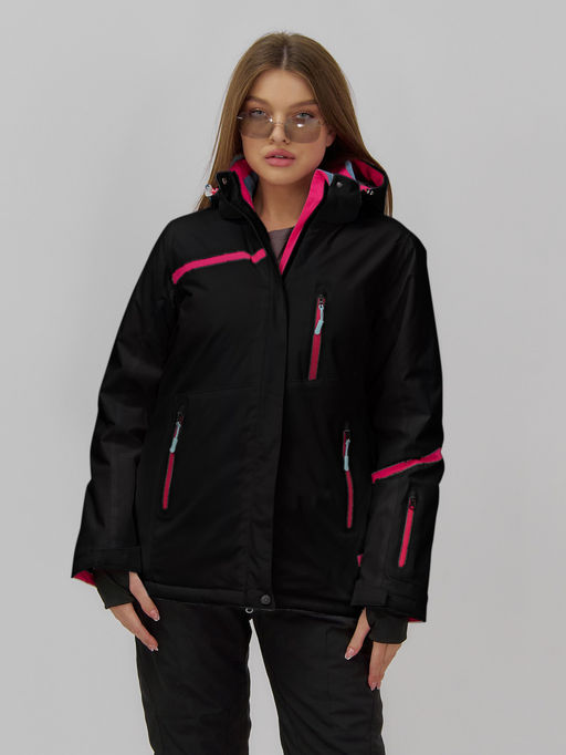 Горнолыжный костюм женский зимний черного цвета 07091Ch - Chunmai фото 6