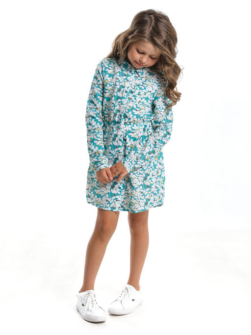 Платье с длинным рукавом UD 6022 цветы - Mini maxi фото 2