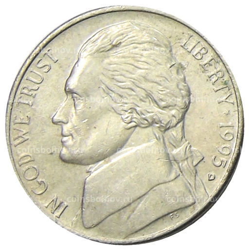 5 центов 1995 года D США