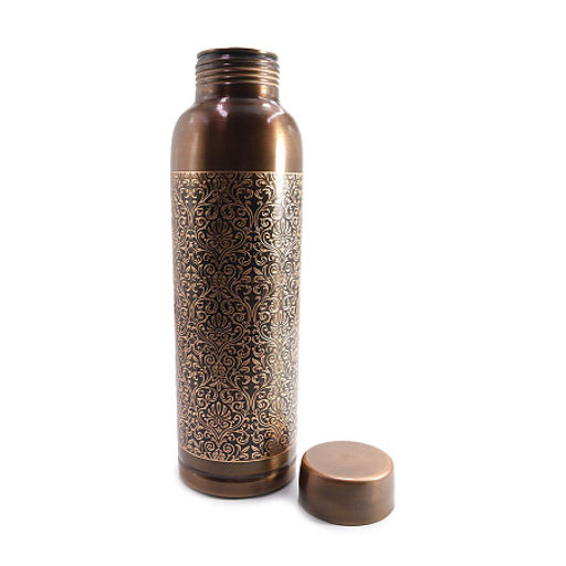 Медная бутылка для настаивания медной воды 1000ml Arora - Сандаловый дом фото 2