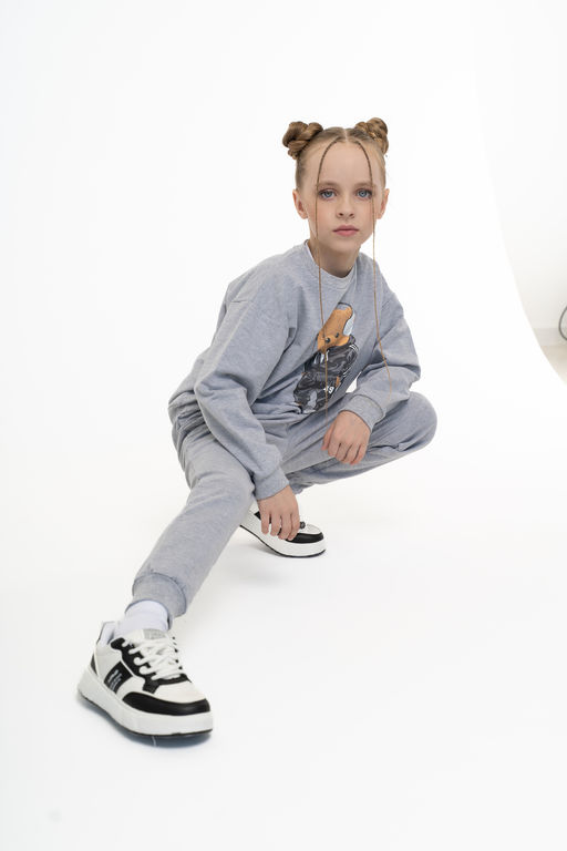 Костюм детский меланж тедди в наушниках