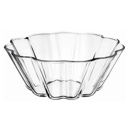 Боркам (Borcam) Форма для кекса стеклянная жаропрочная 1,5л, д22см, h9см, волнистая, цветная коробка, Pasabahce (Турция)