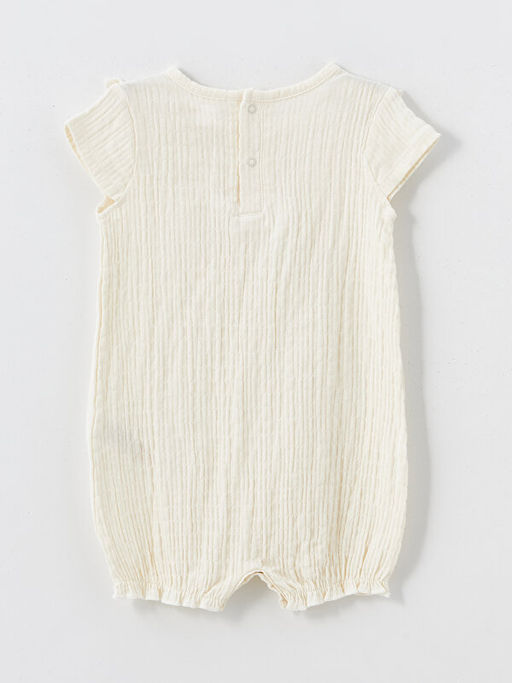 Bisiklet Yaka K?sa Kollu Basic K?z Bebek Tulum - Waikiki фото 2