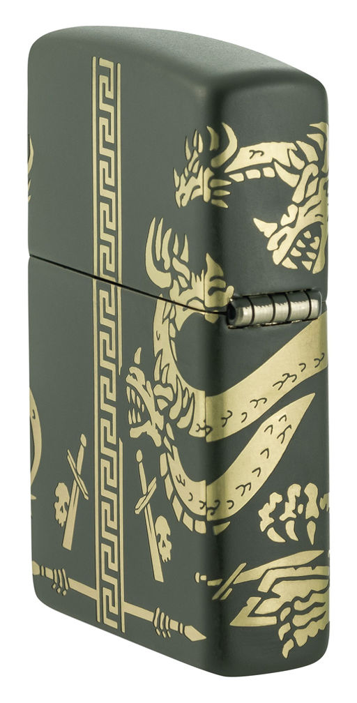 Зажигалка ZIPPO Дракон | Dragon Design 48907  фото 8