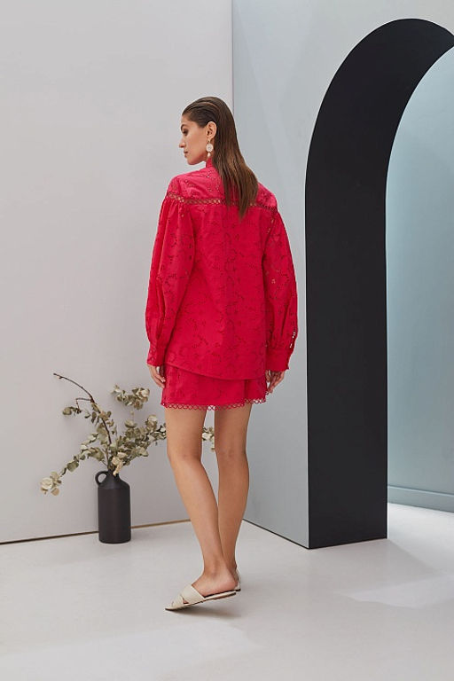 Рубашка 55351-2 Фуксия