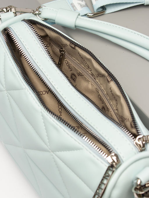 LACCOMA сумка Айлин-Ф826-голубой эко кожа хлопок фото 6