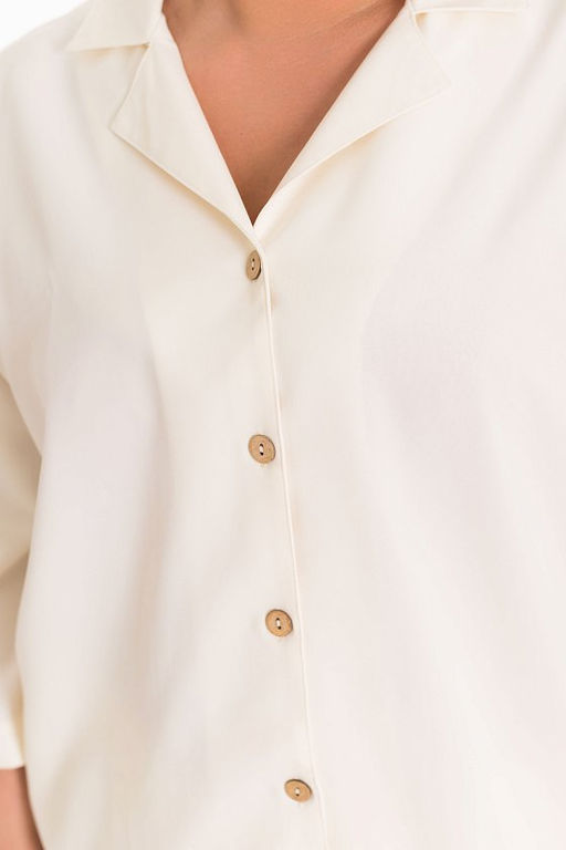 Рубашка М325003б экрю - Елена фото 7