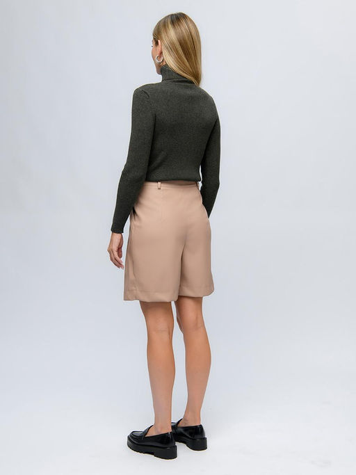 Джемпер серого цвета с высоким воротником - 1001dress фото 5