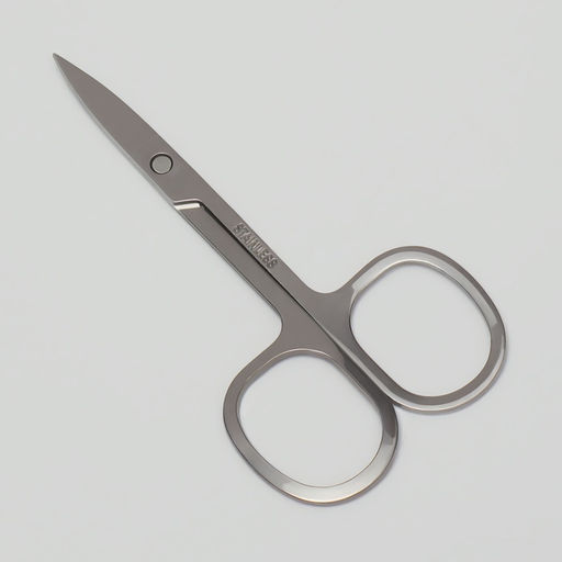 Цена за 3 шт. Ножницы маникюрные, загнутые, широкие, 9 см