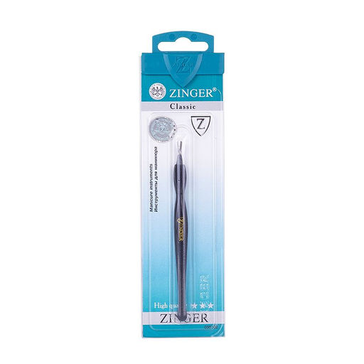 Zinger Триммер для удаления кутикулы / Classic SLC-703-B black logo#2, 8,5 см  фото 2
