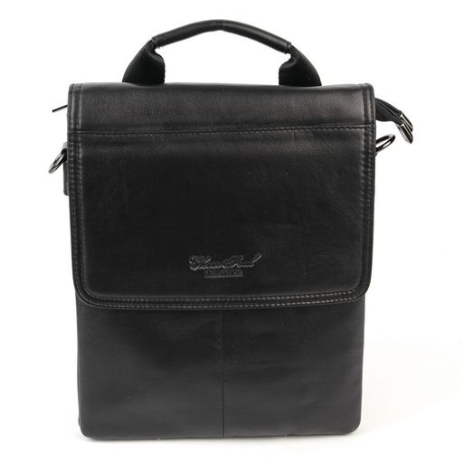 Мужская кожаная сумка через плечо 6831А Блек - Dff фото 2