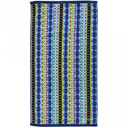 Missoni-3005 Полотенце махровое 50х90см, плотность 375гр/м2, 100% хлопок, велюр, синий, Bolangde (Китай)
