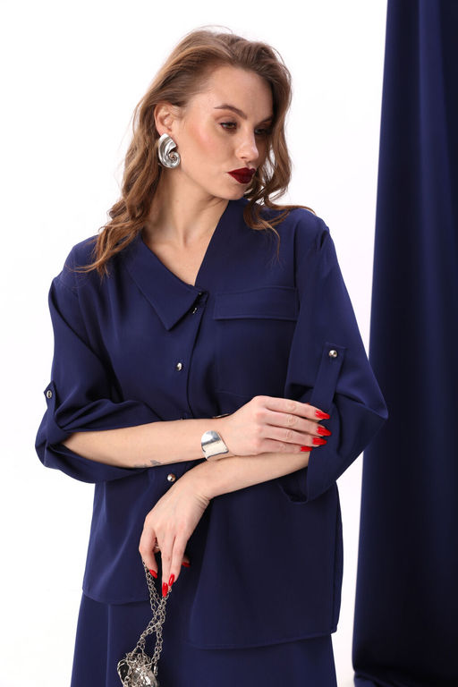 Костюм NIKVA н928-1 сапфир  фото 3