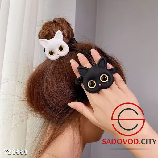 Резинка для волос Котик