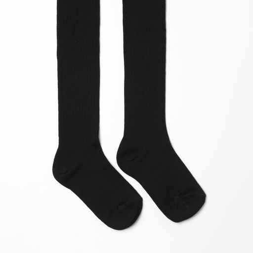 Колготки детские, чёрные, рост 116-122 см