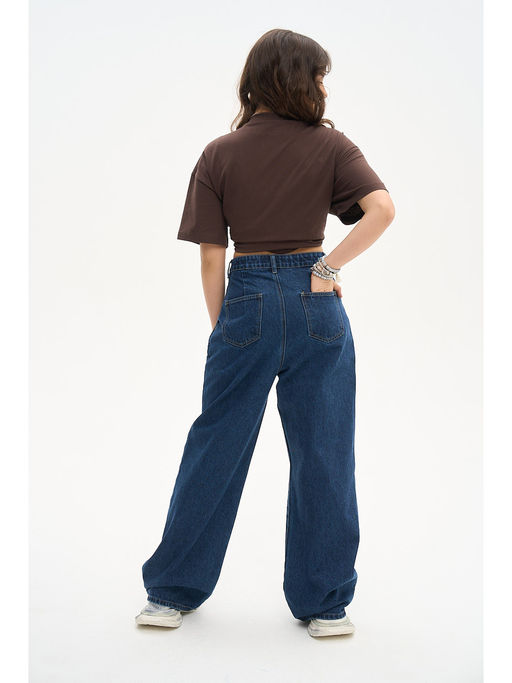 В наличии Джинсы багги