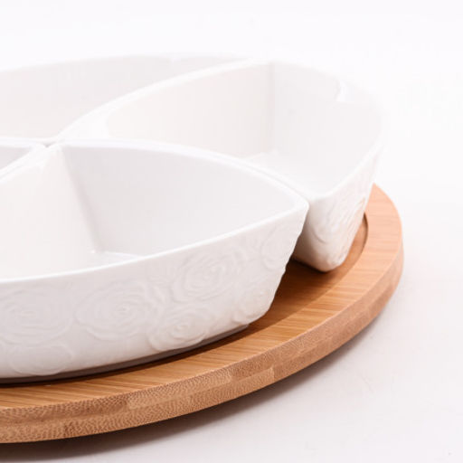 60319 Менажница 4 секции с подставкой LR (х16) - Mayer&boch фото 8