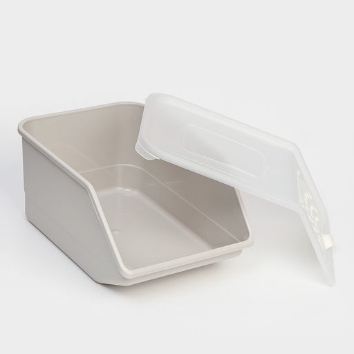 Контейнер для овощей, 7.6 л, 32.3×22×14.8 см, серый