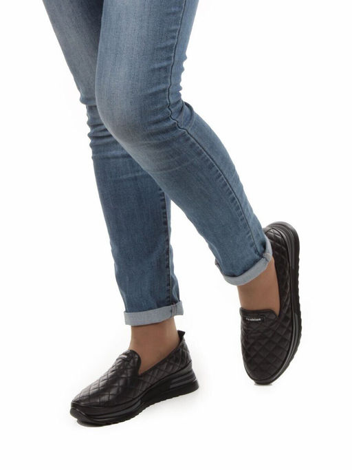 03-5015-1 BLACK Полуботинки женские (натуральная кожа)