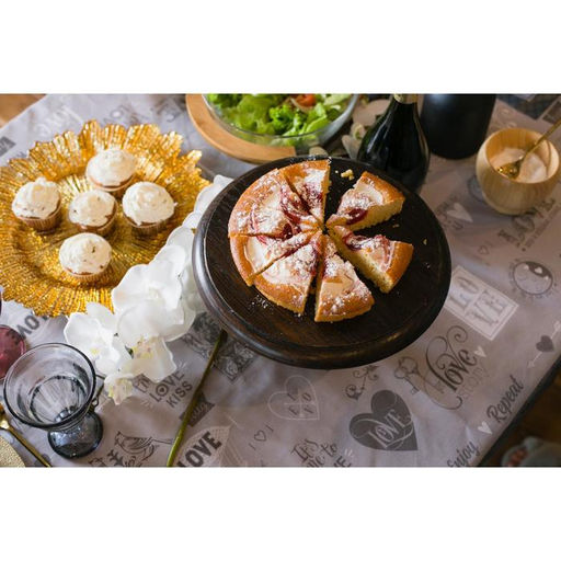 Скатерть Этель Love 180х147 см, 100% хлопок, саржа 190 гр/м2  фото 2