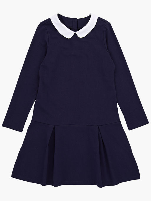 Платье для девочки в школу синее UD 7702 т.синий - Mini maxi фото 3