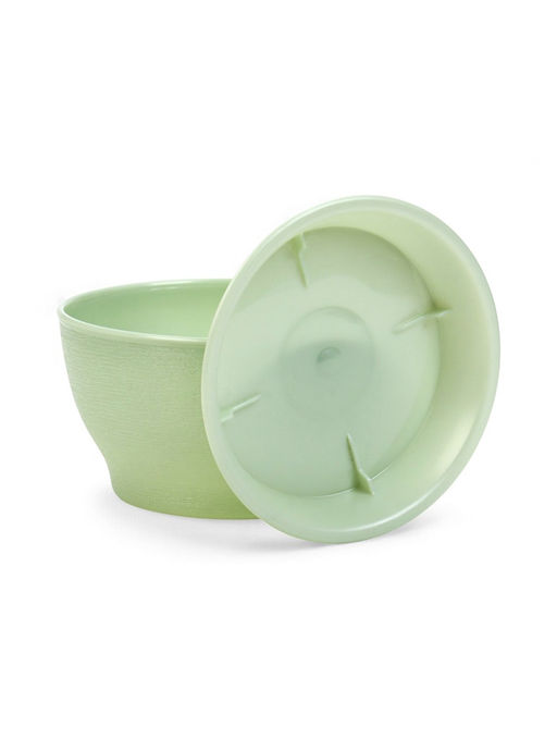 Цена за 3 шт. Горшок для цветов «Фиалочка», 500 мл, d=12.5 см, h=7 см, пластиковый, зелёный