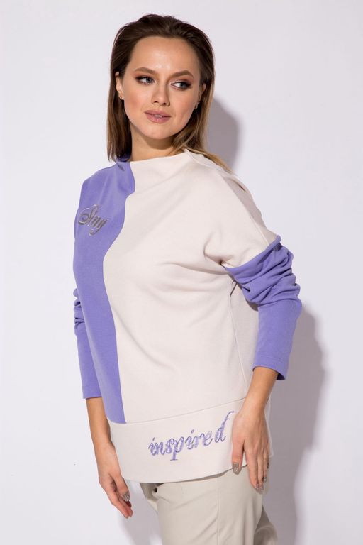 Джемпер ТАиЕР 1149 лаванда  фото 2