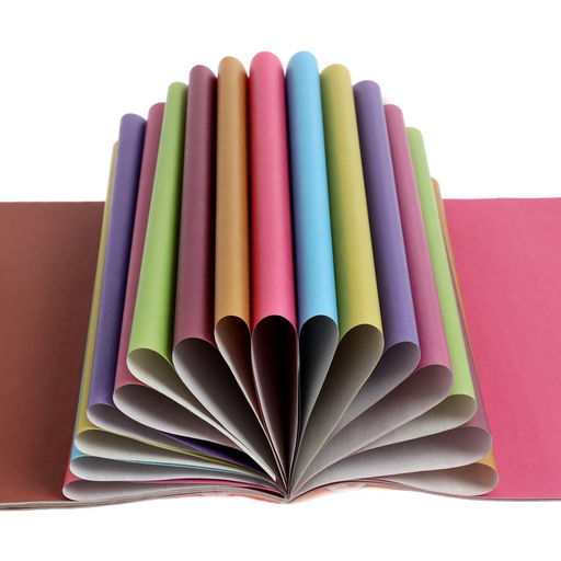 Бумага цветная А4, 64 листа, 16 цветов Calligrata, газетная, на скобе  фото 3